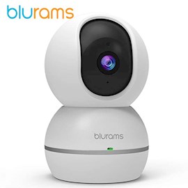 ვიდეო სათვალთვალო კამერა Blurams S15F Snowman Security Camera 1080p Wifi Two-Way Audio Night Vision Works with Alexa 360 Degree